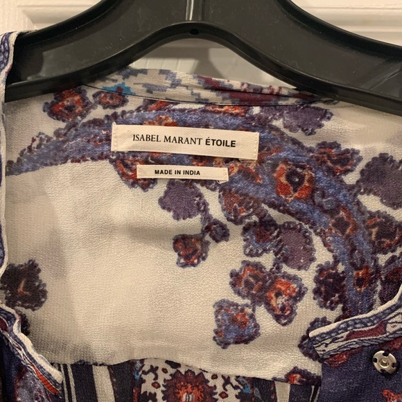 Isabel Marant Etoile Tayler Paisley Print Romper - Picture 4 of 4